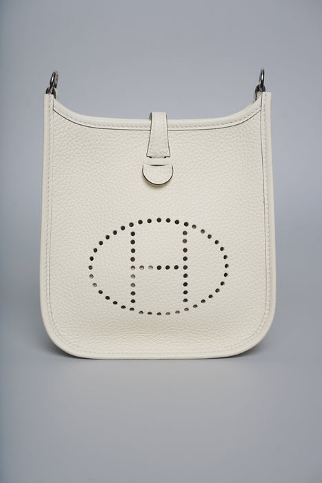 Hermes Mini Evelyne in Cream Phw (Brand New)