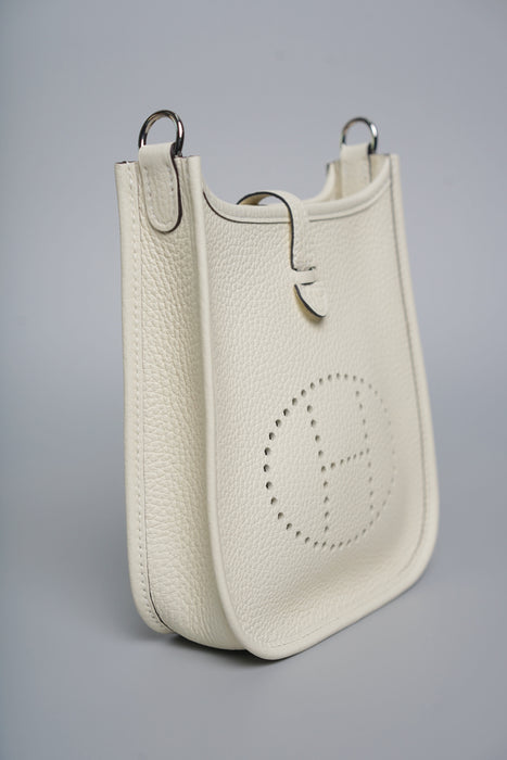 Hermes Mini Evelyne in Cream Phw (Brand New)