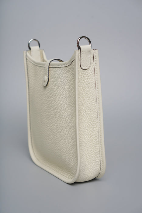 Hermes Mini Evelyne in Cream Phw (Brand New)