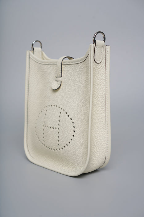 Hermes Mini Evelyne in Cream Phw (Brand New)