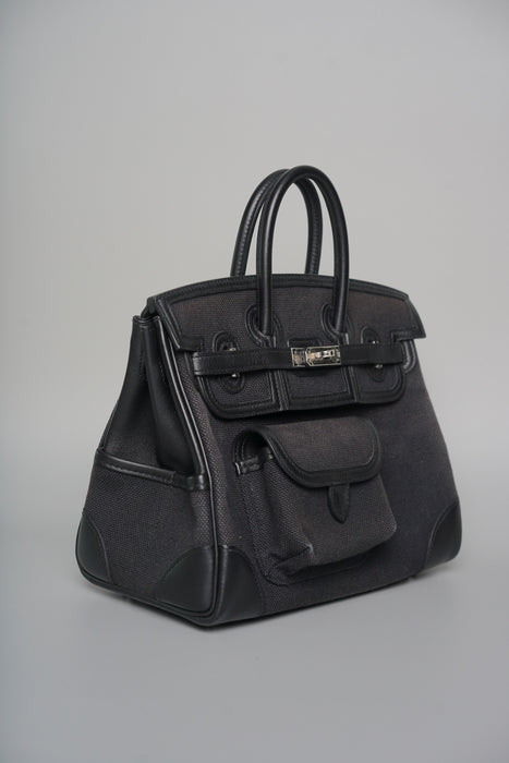 Hermes Birkin 25 Cargo in Black Phw (Brand New)