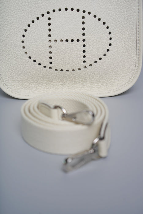 Hermes Mini Evelyne in Cream Phw (Brand New)