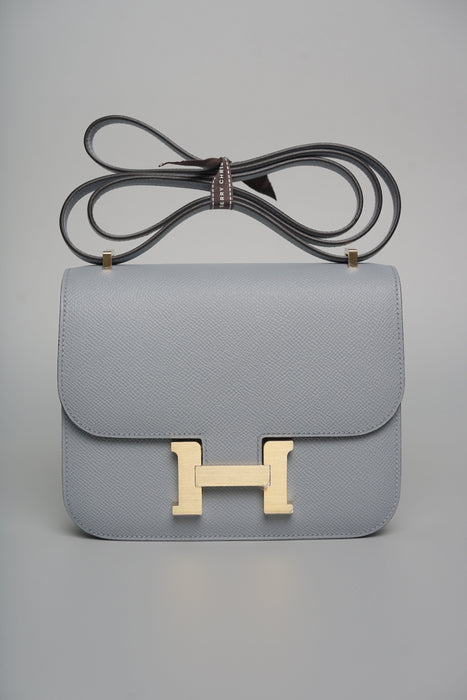 Hermes Constance 18 in Gris Pantin Bghw (Brand New)