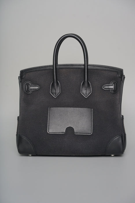 Hermes Birkin 25 Cargo in Black Phw (Brand New)