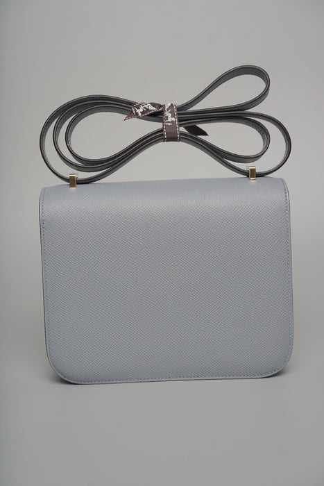 Hermes Constance 18 in Gris Pantin Bghw (Brand New)