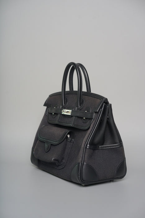 Hermes Birkin 25 Cargo in Black Phw (Brand New)