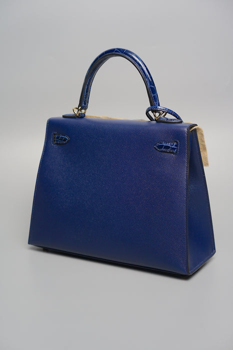 Hermes Kelly 25 Touch in Bleu Sapphire Ghw (Brand New)