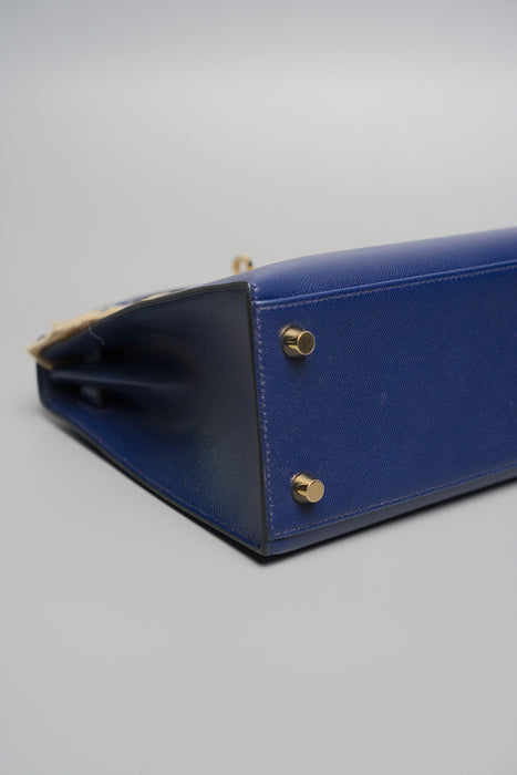 Hermes Kelly 25 Touch in Bleu Sapphire Ghw (Brand New)