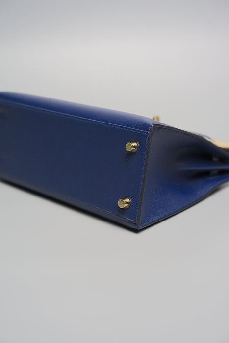 Hermes Kelly 25 Touch in Bleu Sapphire Ghw (Brand New)