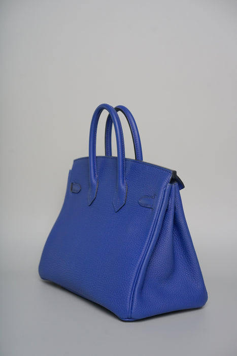 Hermes Birkin 25 in Blue Electric Togo Ghw (Brand New)