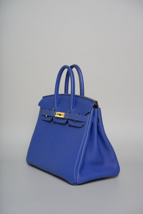 Hermes Birkin 25 in Blue Electric Togo Ghw (Brand New)