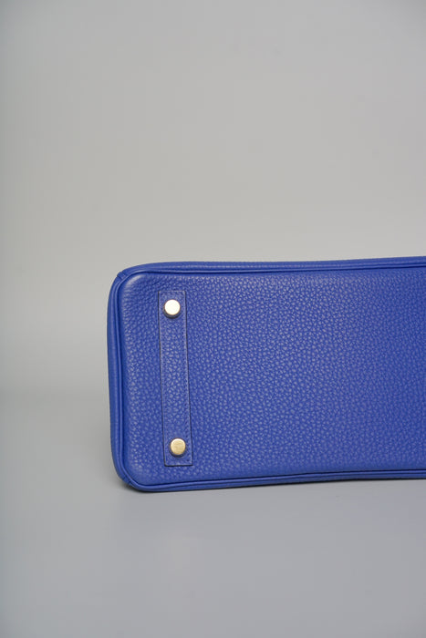 Hermes Birkin 25 in Blue Electric Togo Ghw (Brand New)