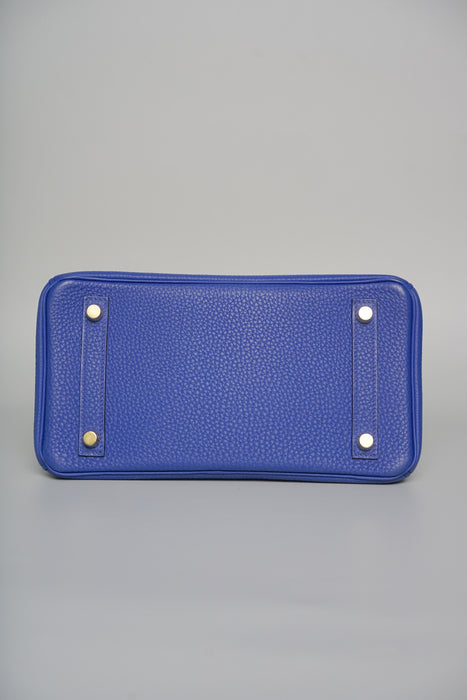 Hermes Birkin 25 in Blue Electric Togo Ghw (Brand New)