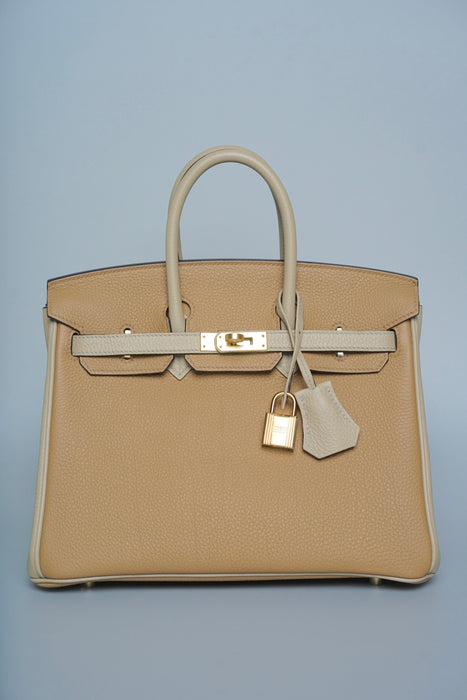 Hermes Birkin 25 HSS in Chai x Trench Togo Ghw