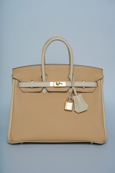 Hermes Birkin 25 HSS in Chai x Trench Togo Ghw