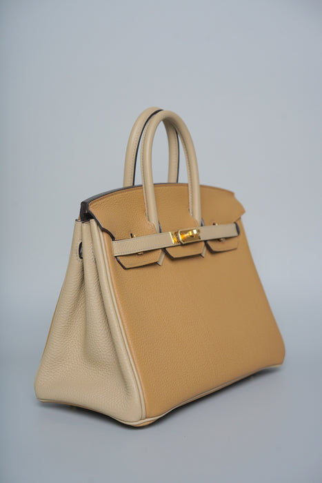 Hermes Birkin 25 HSS in Chai x Trench Togo Ghw