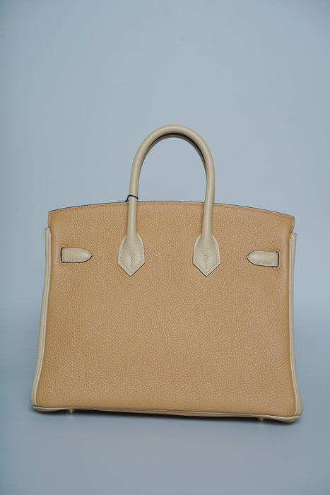 Hermes Birkin 25 HSS in Chai x Trench Togo Ghw