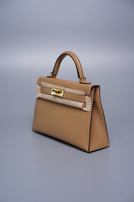 Hermes Kelly 20 in Chai Epsom Ghw (Brand New)