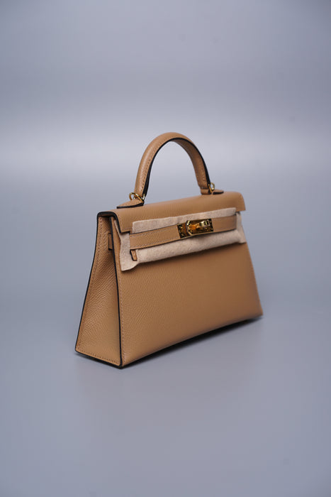 Hermes Kelly 20 in Chai Epsom Ghw (Brand New)