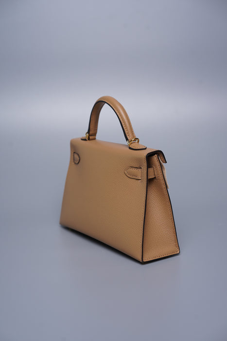 Hermes Kelly 20 in Chai Epsom Ghw (Brand New)