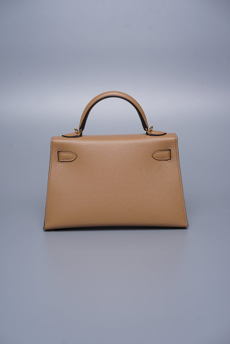 Hermes Kelly 20 in Chai Epsom Ghw (Brand New)