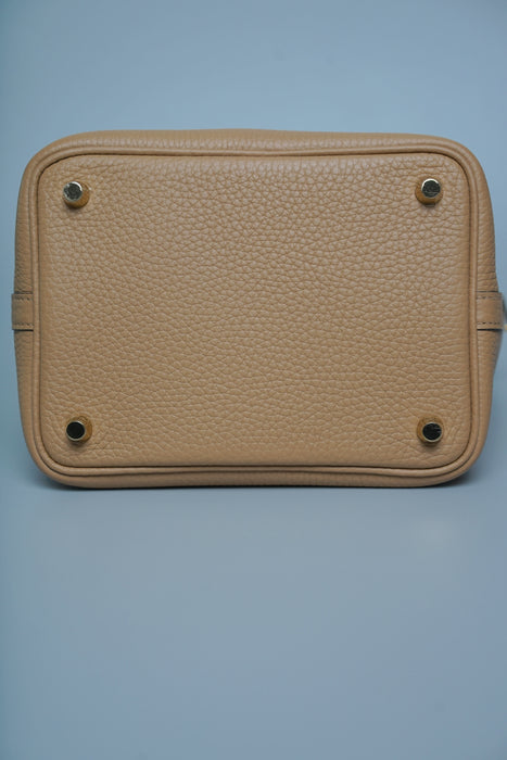 Hermes Picotin 18 in Biscuit Ghw