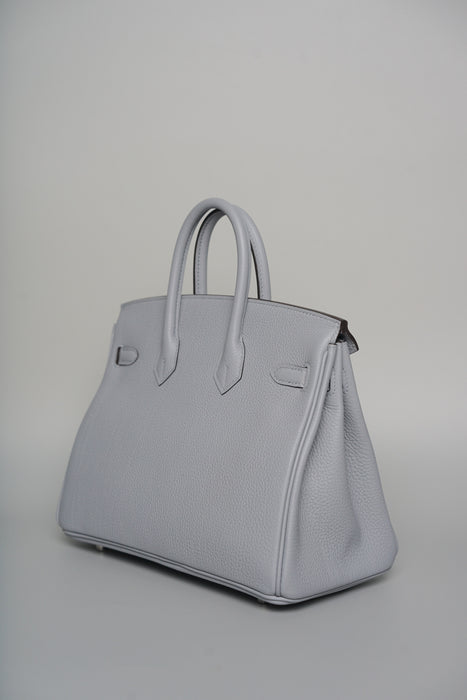 Hermes Birkin 25 in Gris Pantin Togo Phw (Brand New)