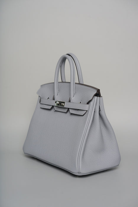 Hermes Birkin 25 in Gris Pantin Togo Phw (Brand New)