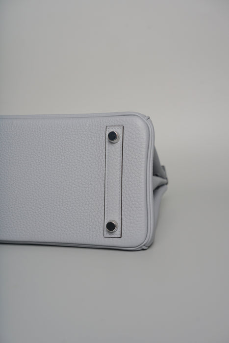 Hermes Birkin 25 in Gris Pantin Togo Phw (Brand New)