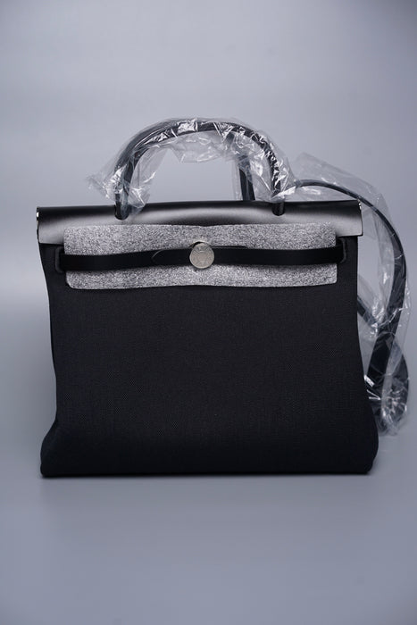 Hermes Herbag 31 in Noir Phw (Brand New)