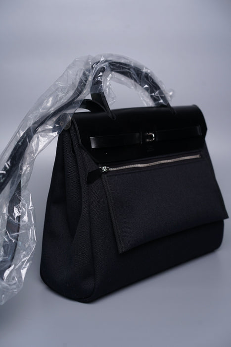 Hermes Herbag 31 in Noir Phw (Brand New)