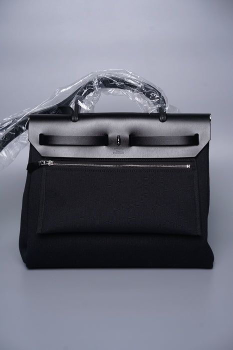 Hermes Herbag 31 in Noir Phw (Brand New)