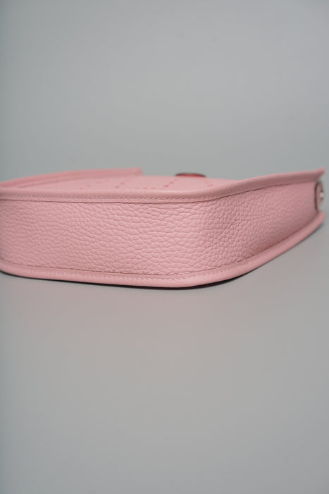 Hermes Mini Evelyne in Rose Sakura Phw (Brand New)