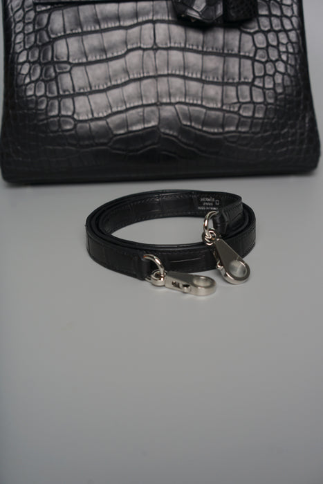 Hermes Kelly 25 in Black Matte Phw (Brand New)
