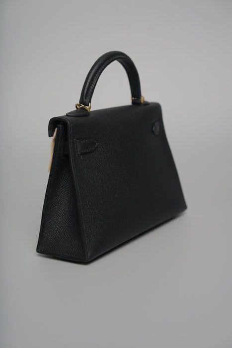 Hermes Kelly 20 Epsom in Noir Ghw (Brand New)