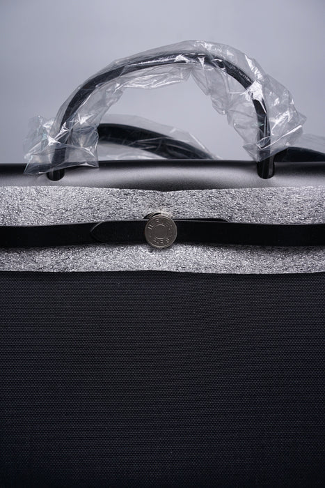 Hermes Herbag 31 in Noir Phw (Brand New)