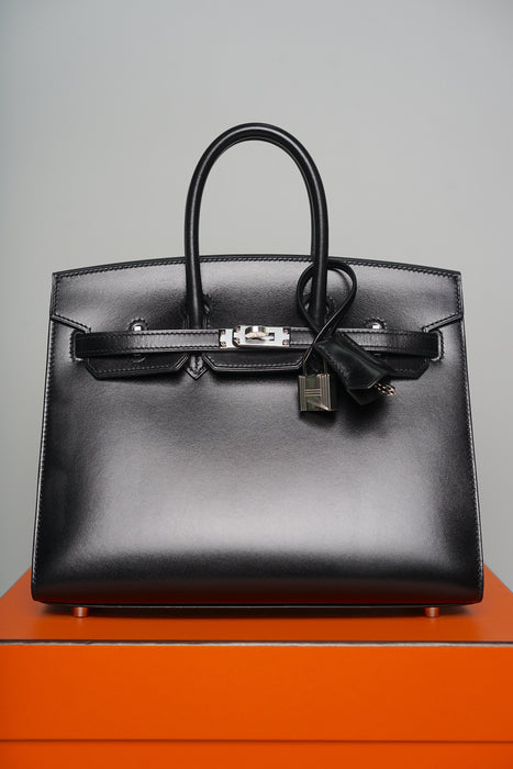 Hermes Kelly 25 in Black Matte Phw (Brand New)