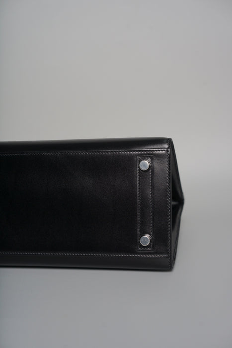 Hermes Kelly 25 in Black Matte Phw (Brand New)