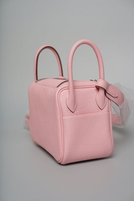Hermes Mini Lindy II in Rose Sakura Phw (Brand New)