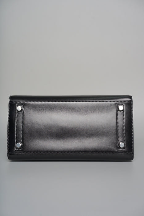 Hermes Kelly 25 in Black Matte Phw (Brand New)