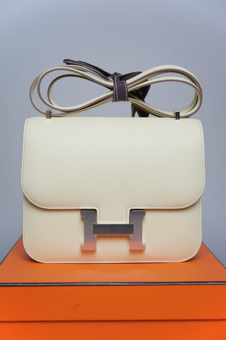 Hermes Constance 18 in Jaune Milton Phw (Brand New)