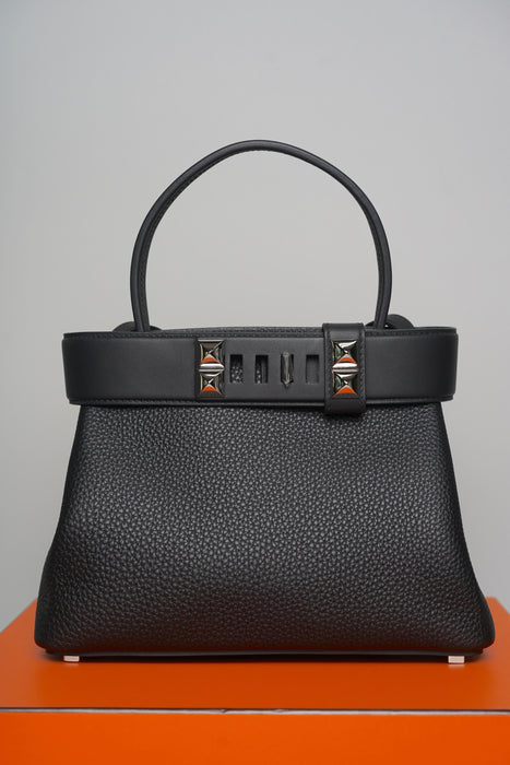 Hermes Medor Clous in Black Togo Phw (Brand New)