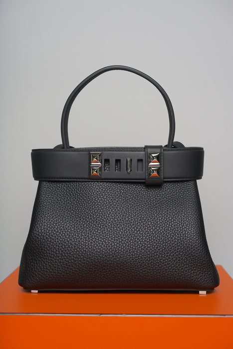 Hermes Medor Clous in Black Togo Phw (Brand New)