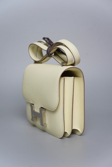 Hermes Constance 18 in Jaune Milton Phw (Brand New)