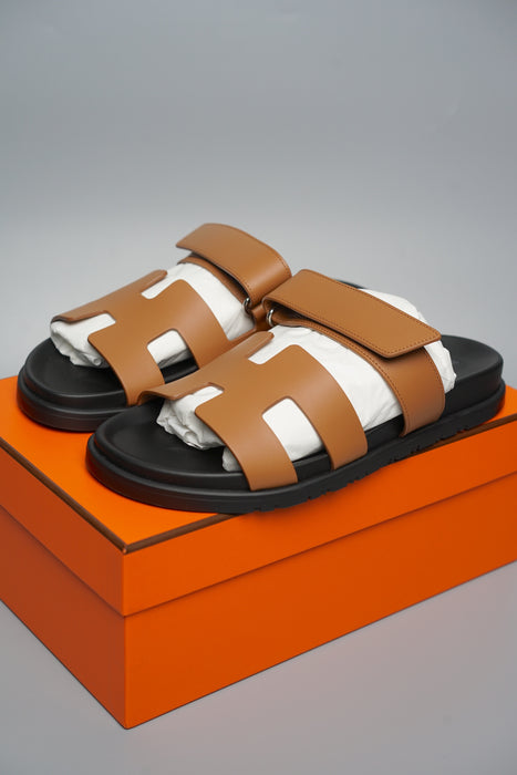 Hermes Chypre Sandals in Natural Size 39 (Brand New)