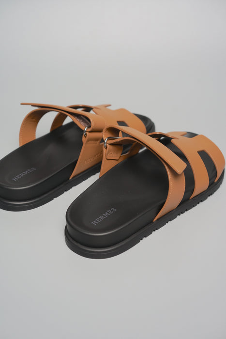 Hermes Chypre Sandals in Natural Size 39 (Brand New)