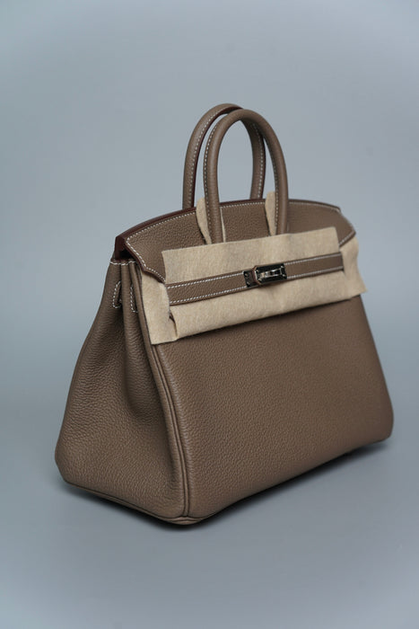 Hermes Birkin 25 in Etoupe Togo Phw (Brand New)
