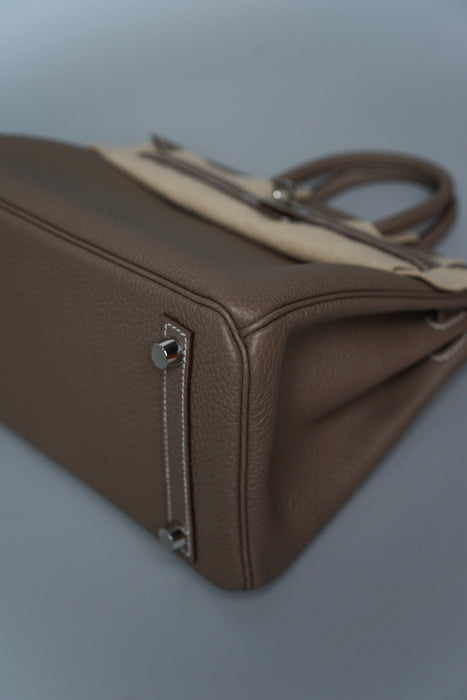 Hermes Birkin 25 in Etoupe Togo Phw (Brand New)