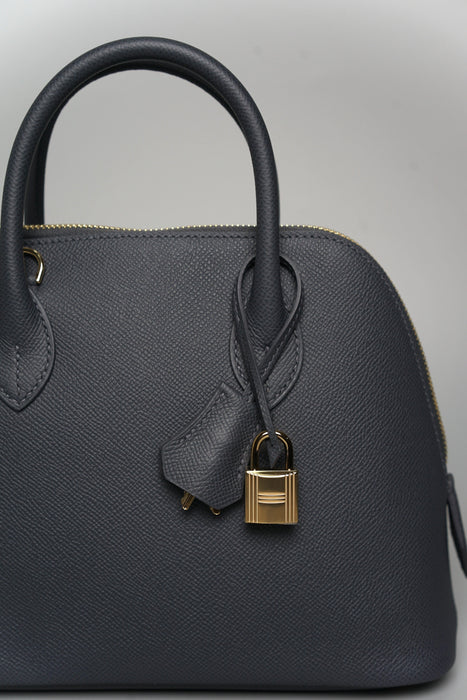 Hermes Bolide 25 in Ardoise Permabrass (Brand New)