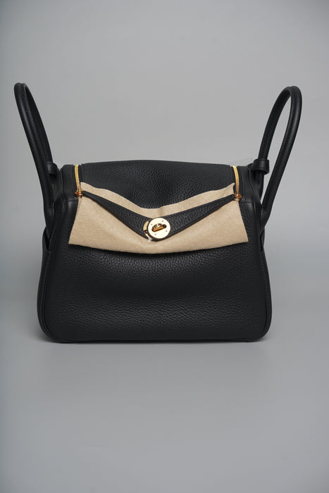 Hermes Lindy 26 in Noir Ghw (Brand New)